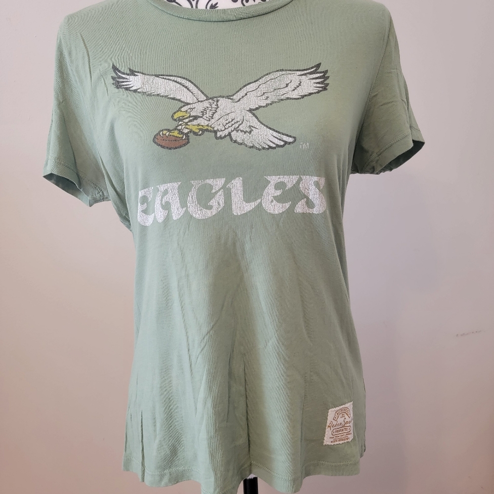 Reebok International Retro Sport Women's Philadelphia Eagles 1987 Logo Tee L